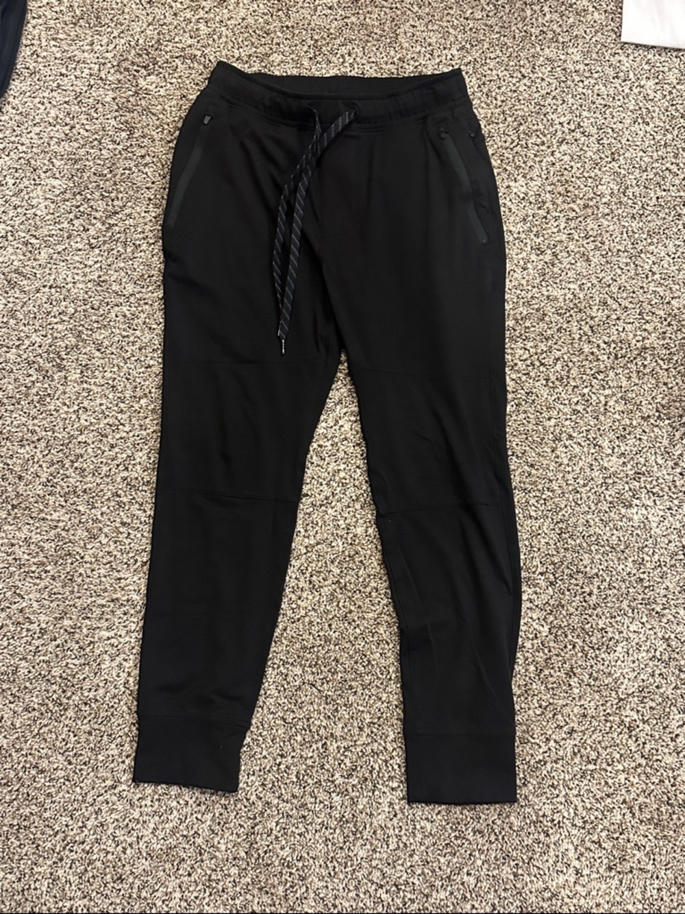 American Eagle Outfitters Black Men's Jogger Pants with Drawstring Waist